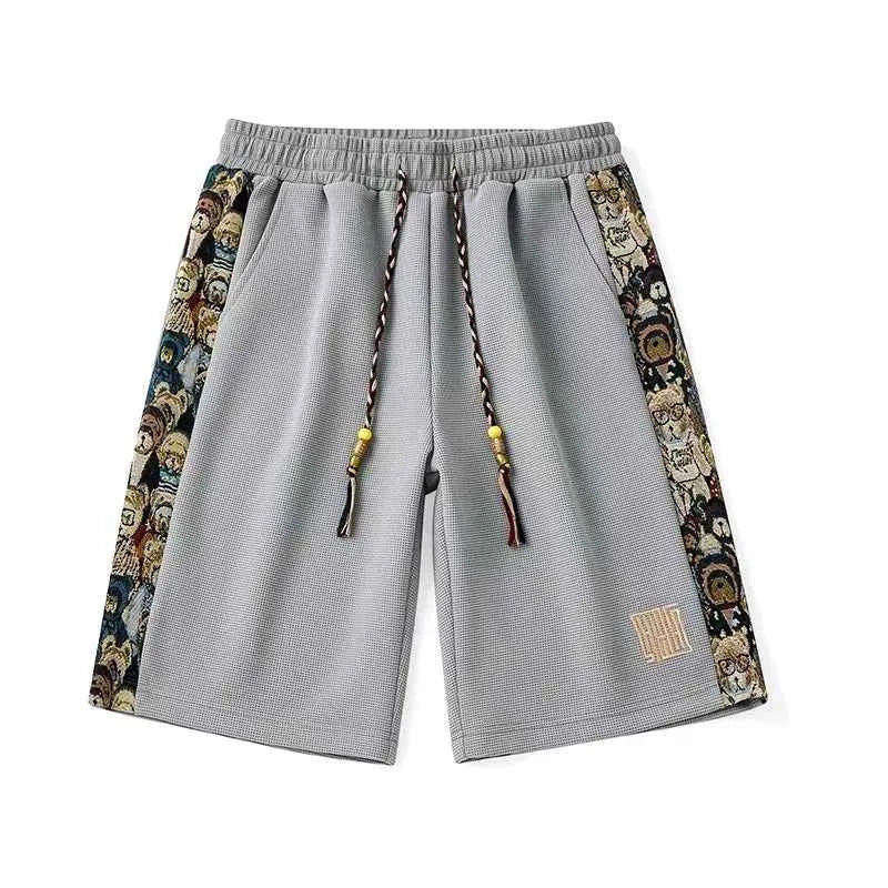 Bear Embroidery Shorts