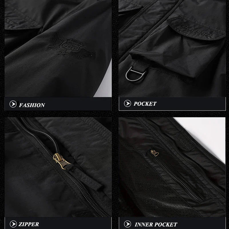 Detachable 'V23' Hooded Ski Jacket