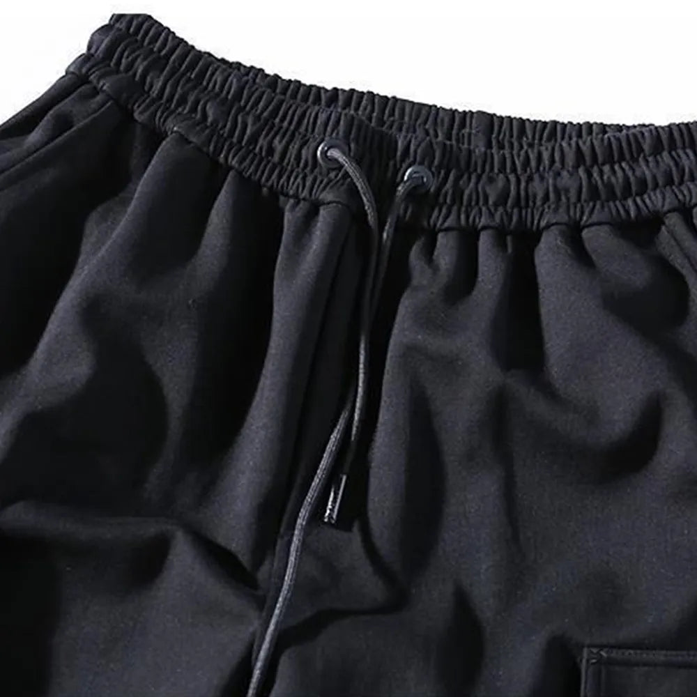 Harem Shadow Tone Ankle Rib Pants