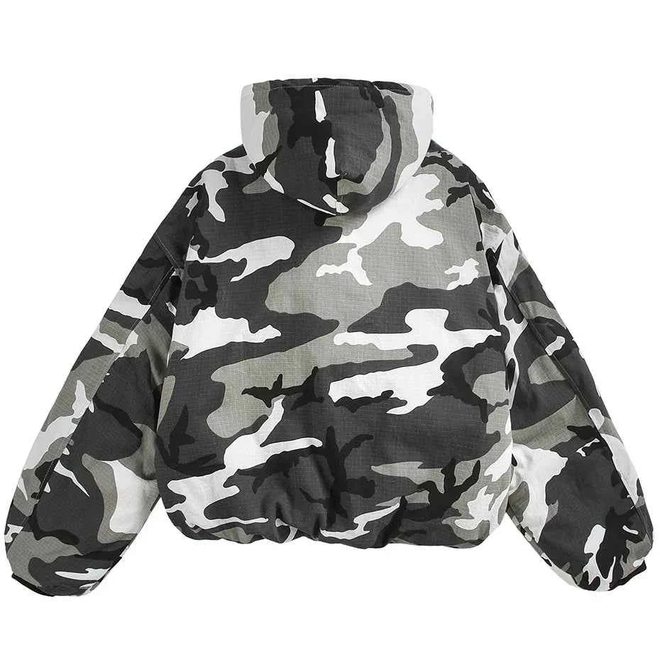 Disruptive Camouflage Elastic Waist Jacket