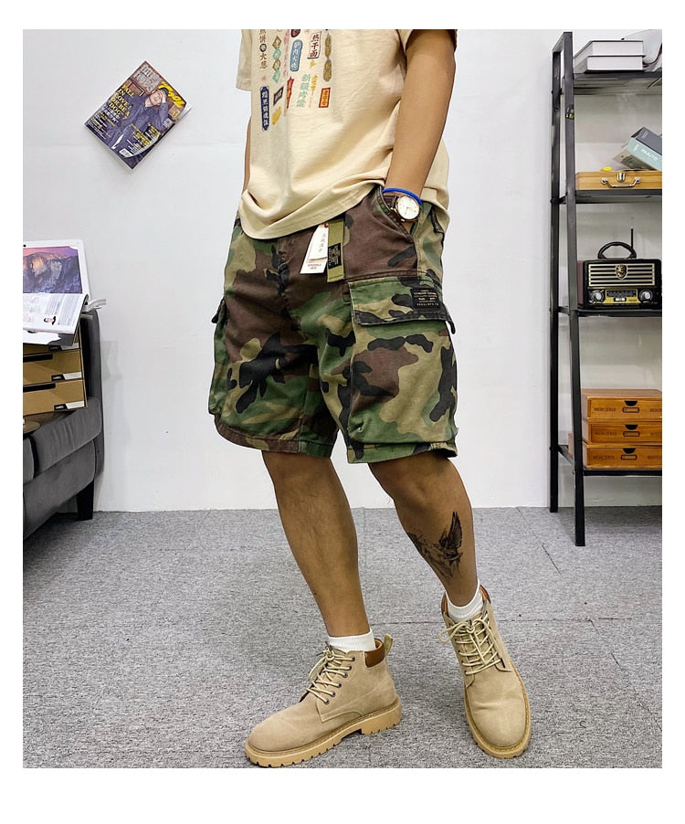 Tactical Multi-Pocket Cargo Shorts