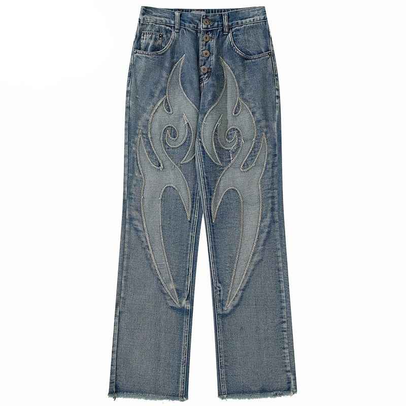 Oak Fire Flame Party Wear Pant
