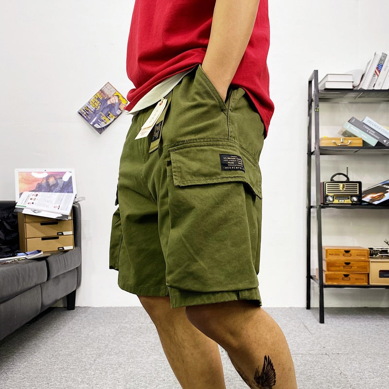 Tactical Multi-Pocket Cargo Shorts