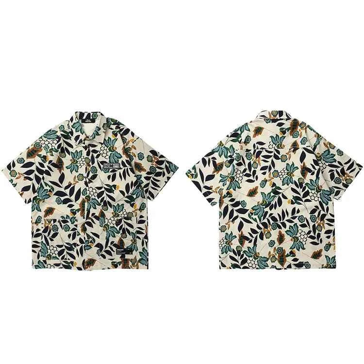 Colorful Floral Art Short Sleeves T-Shirt