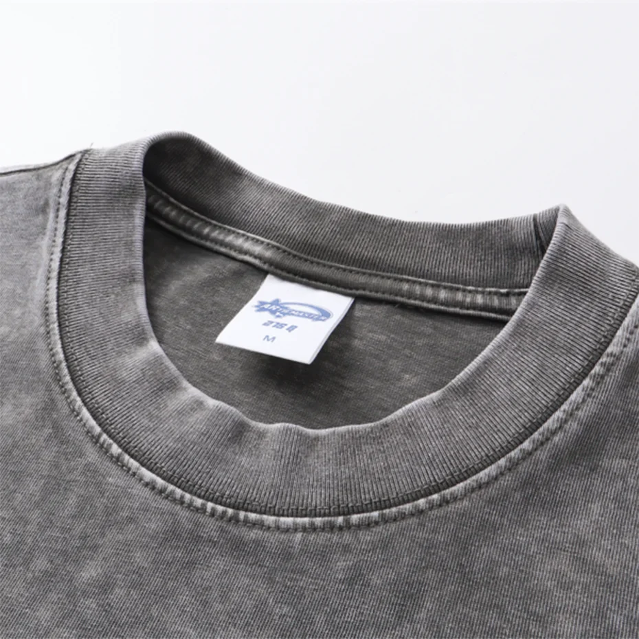 Streetwear Wax Printed Vintage Oversized T-shirts