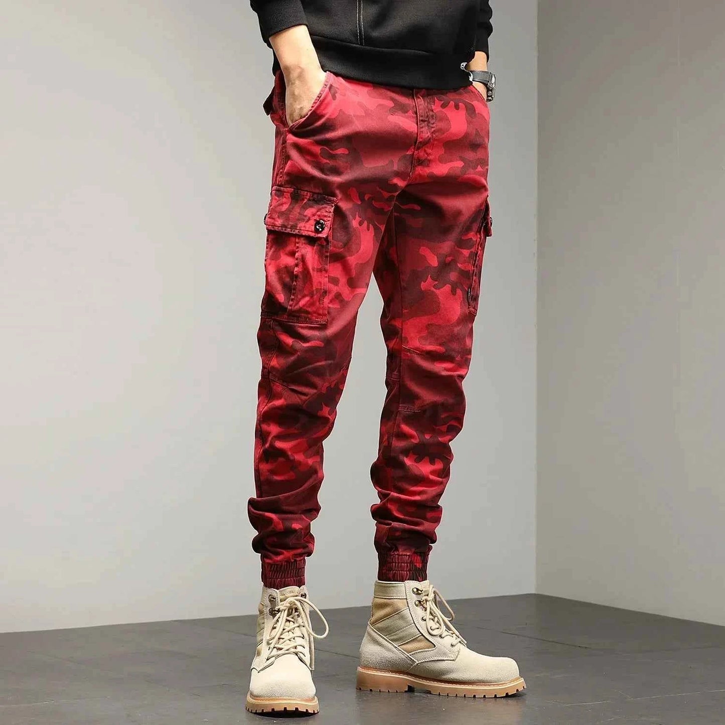 Classic Vector Camouflage Slim Fit Pants