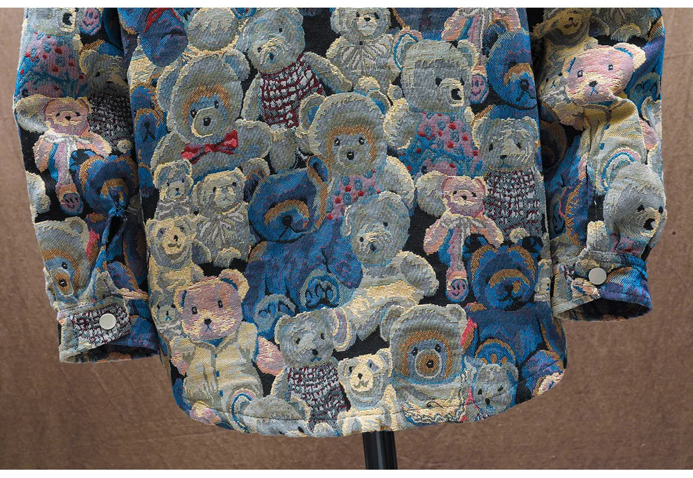 Teddy Bear Jacquard Jacket