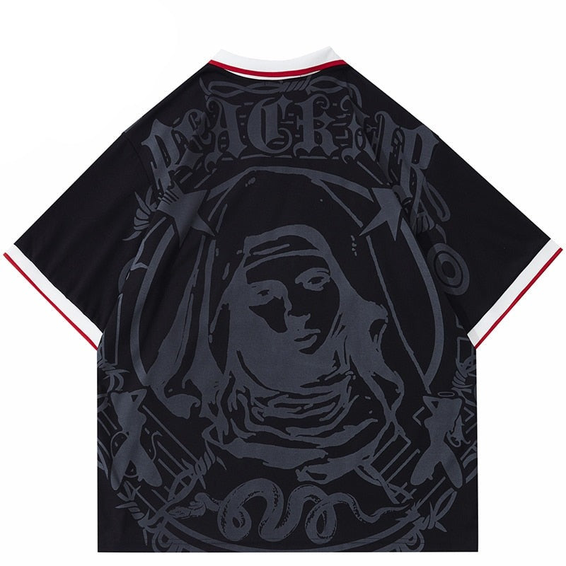 BLACKAIR Virgin Mary Graphic T-Shirt