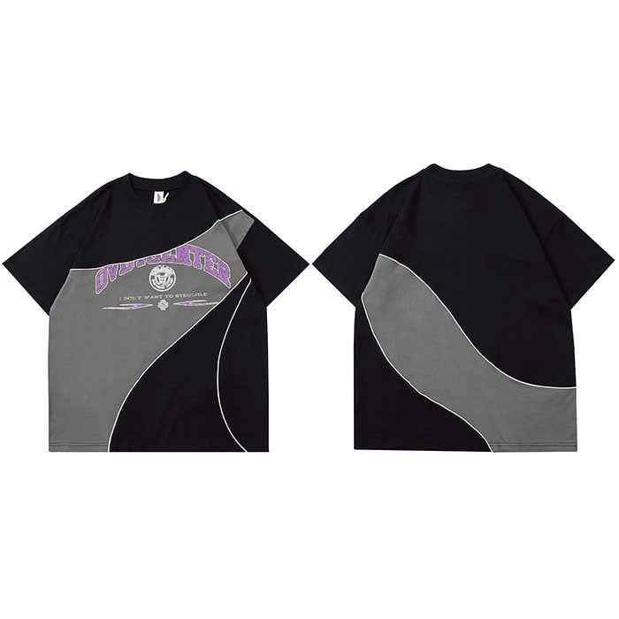 Don't Want To Struggle Patchwork T-Shirt