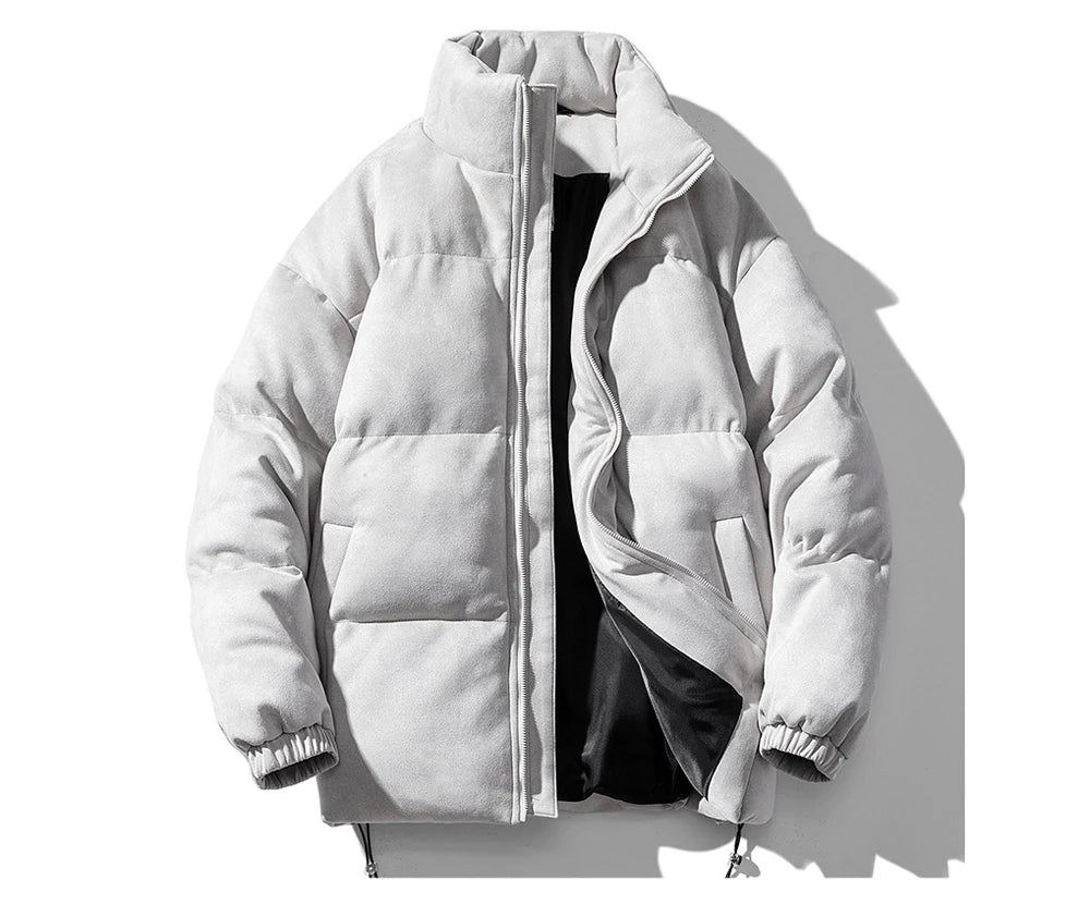 Dusky Color Padded Zipper Jacket