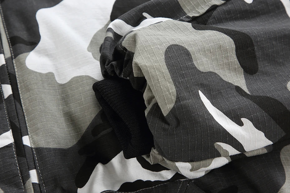 Disruptive Camouflage Elastic Waist Jacket