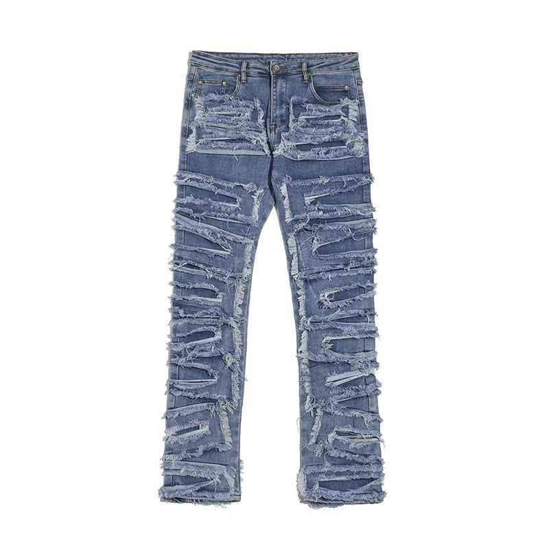 Zodiac Sea Distressed Stacked Denim