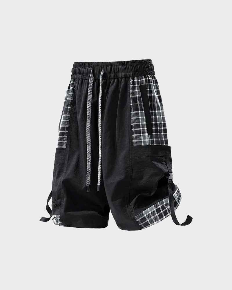 Plaid Cargo Shorts