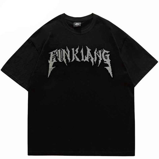 FUNKLANG Logo Casual T-Shirt