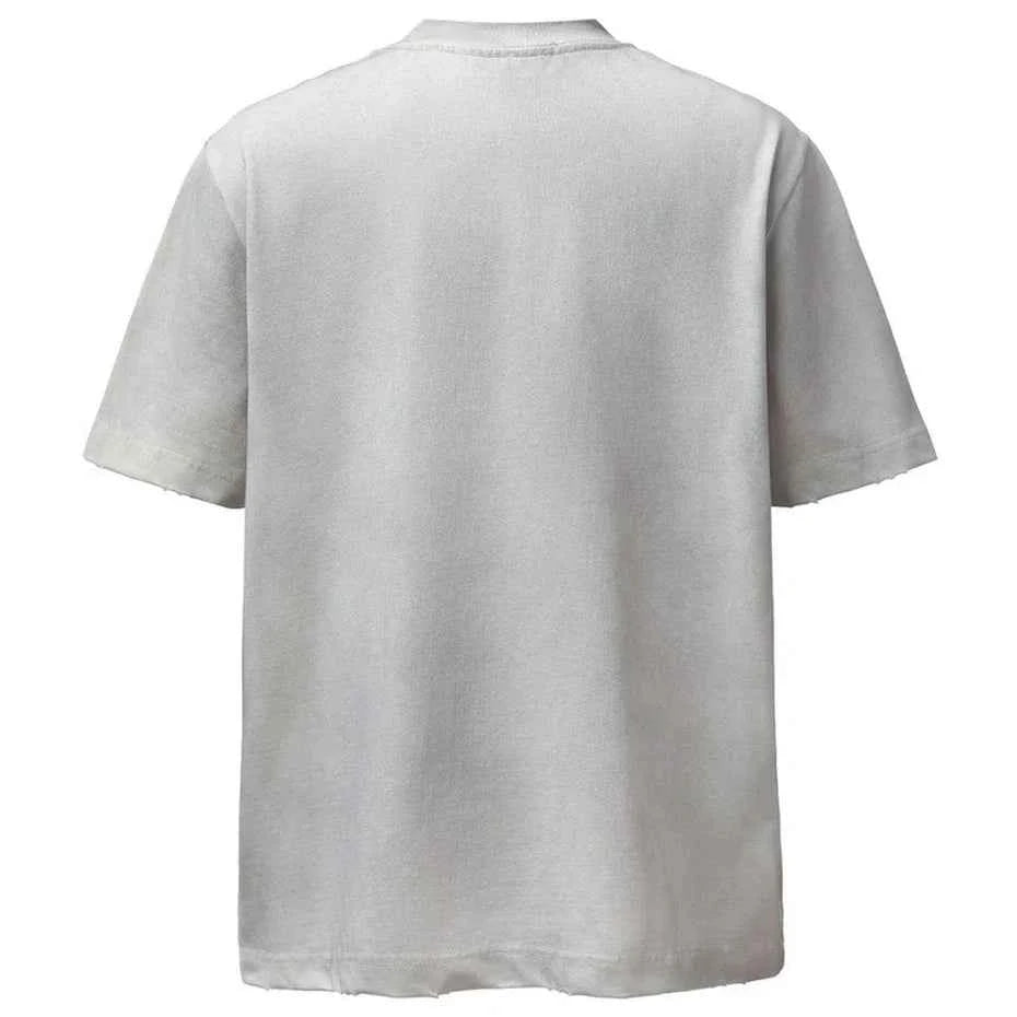 Rivet Patchwork Oversized Unisex T-Shirts