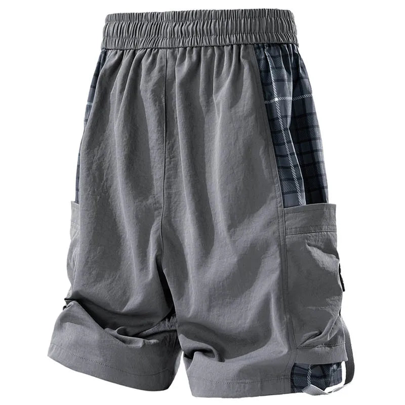 Plaid Cargo Shorts