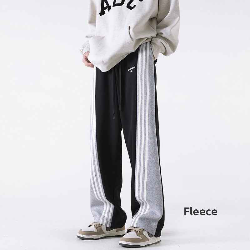 Three Bar Code Side Stripe Track Pants
