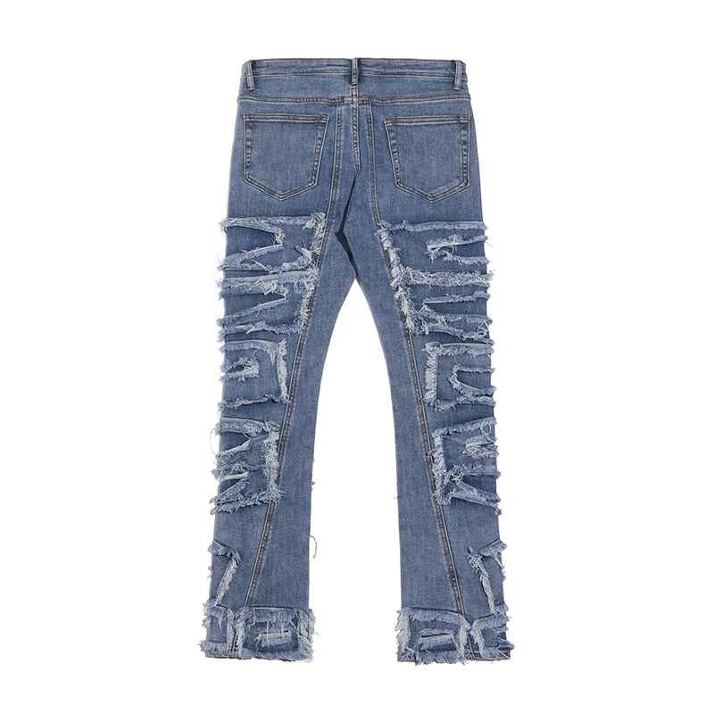 Zodiac Sea Distressed Stacked Denim