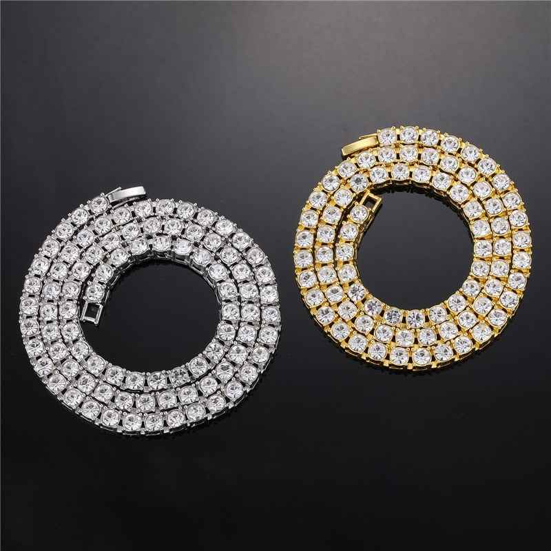 Crystal Rhinestone Tennis Necklace