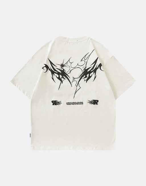 Splatter Fire Flame Texture T-Shirt