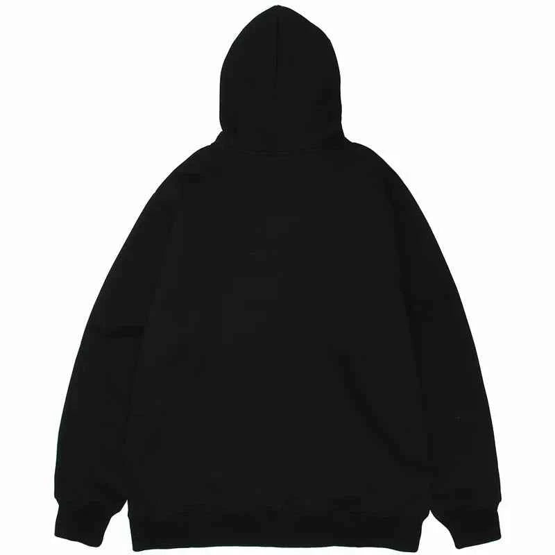 Dual Match Heart Shape Pullover Hoodie
