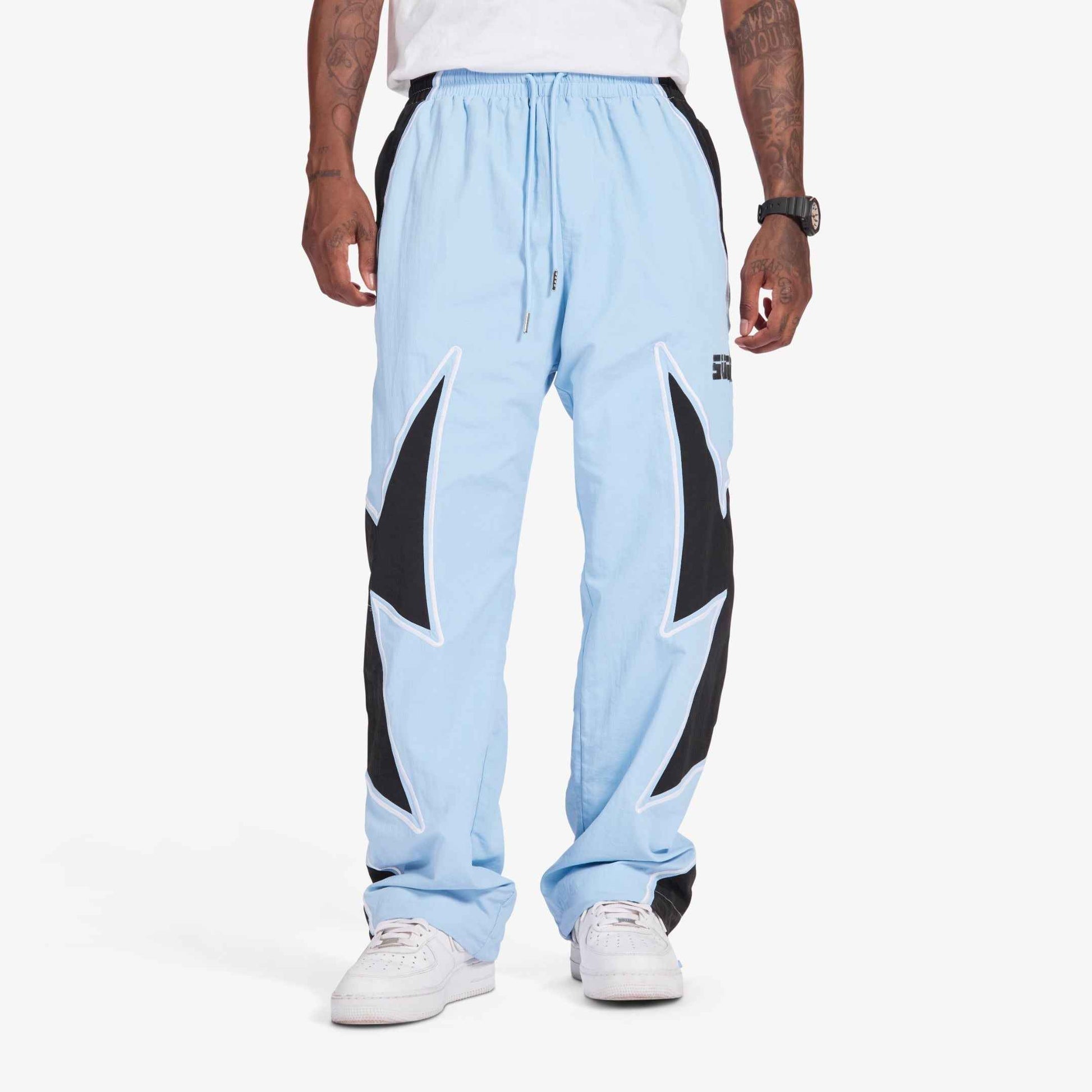 Sugarhill Bolt Windbreaker Pants - Baby Blue