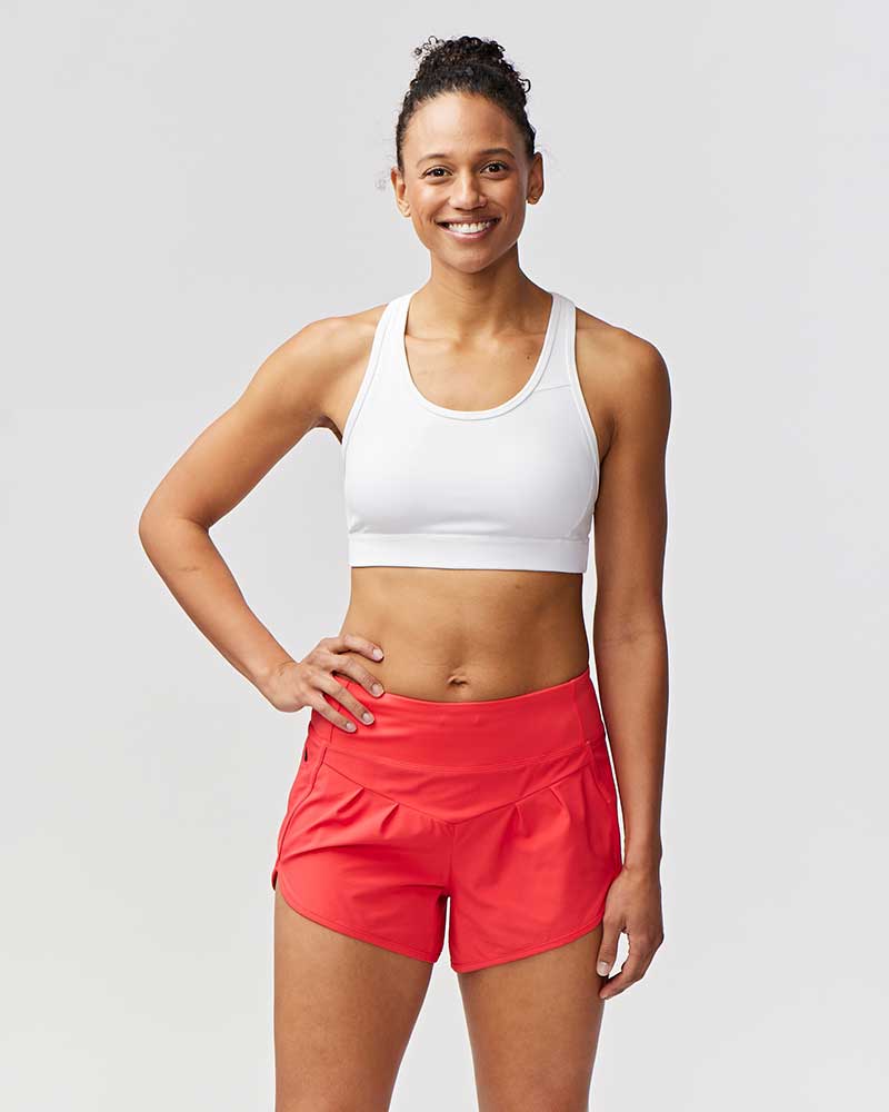 Sheva Women's High Rise Running Shorts - JUSTLUXURY