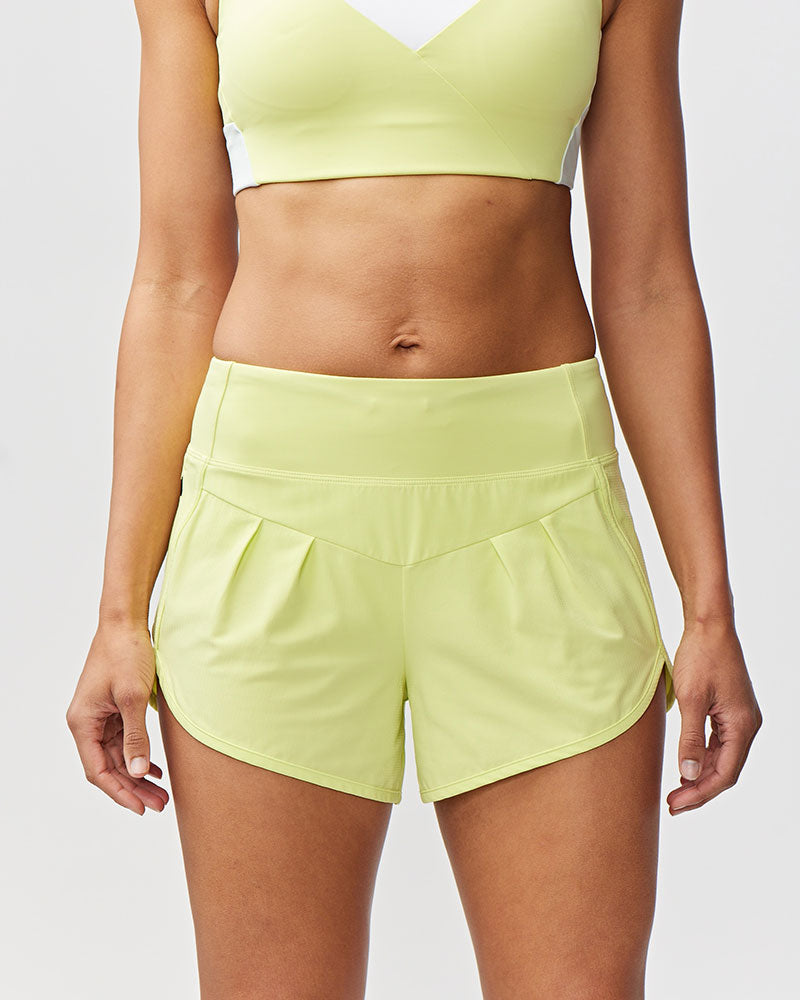 Sheva Women's High Rise Running Shorts - JUSTLUXURY