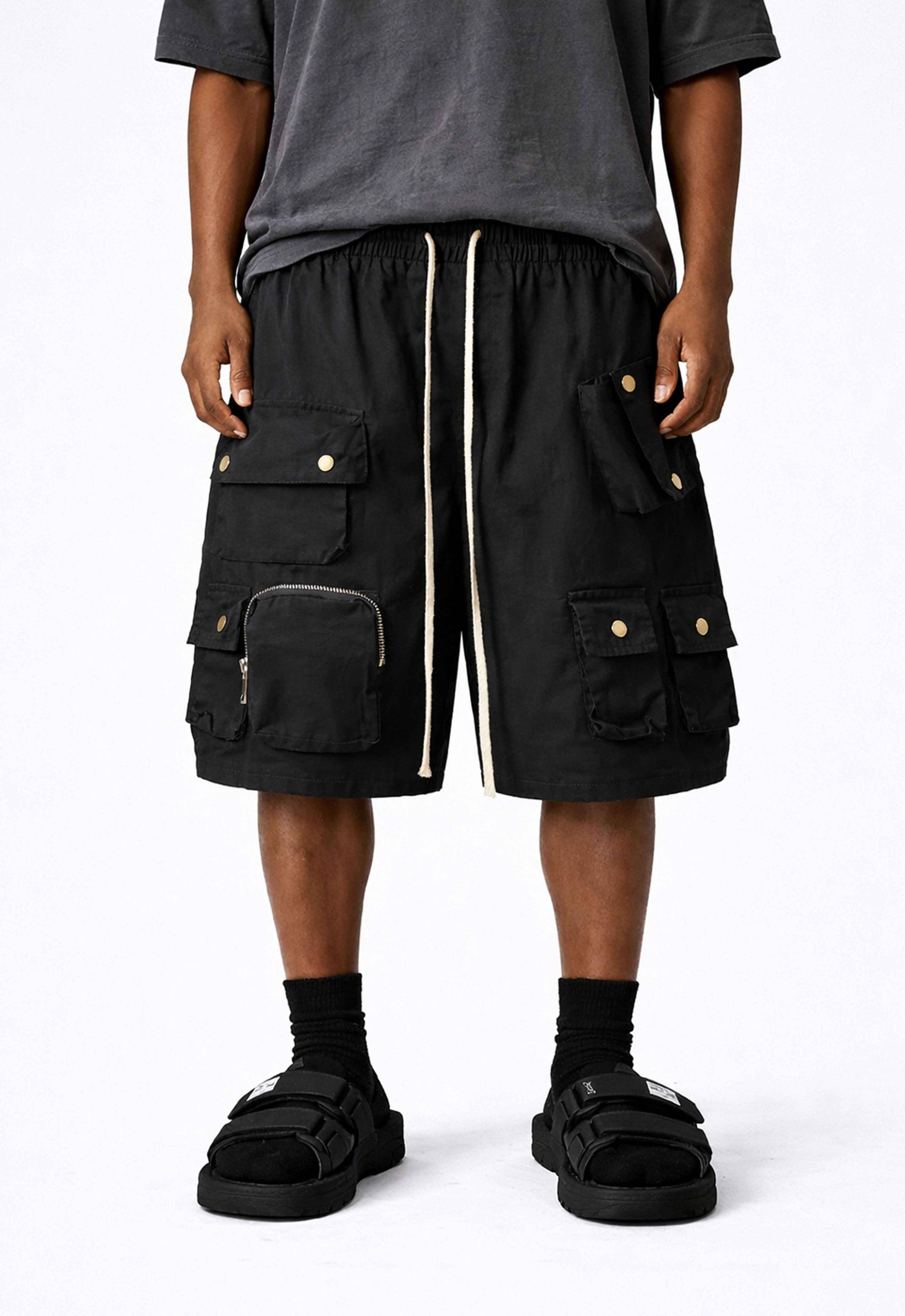NOIR MULTI CARGO SHORTS