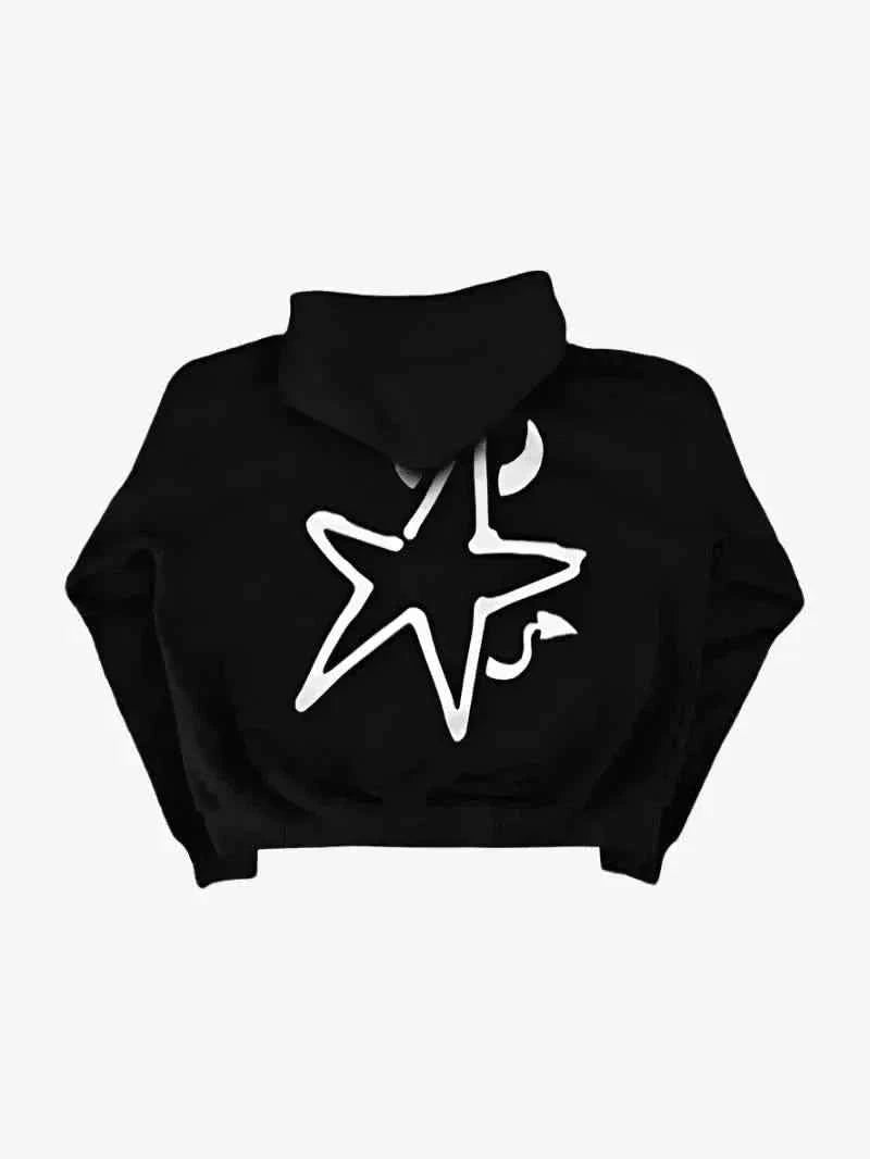 Zip Up Hoodie Evil Star