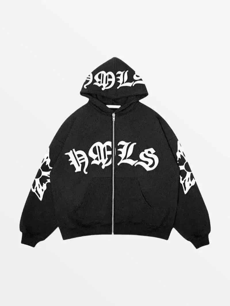 Zip Up Hoodie Typographik