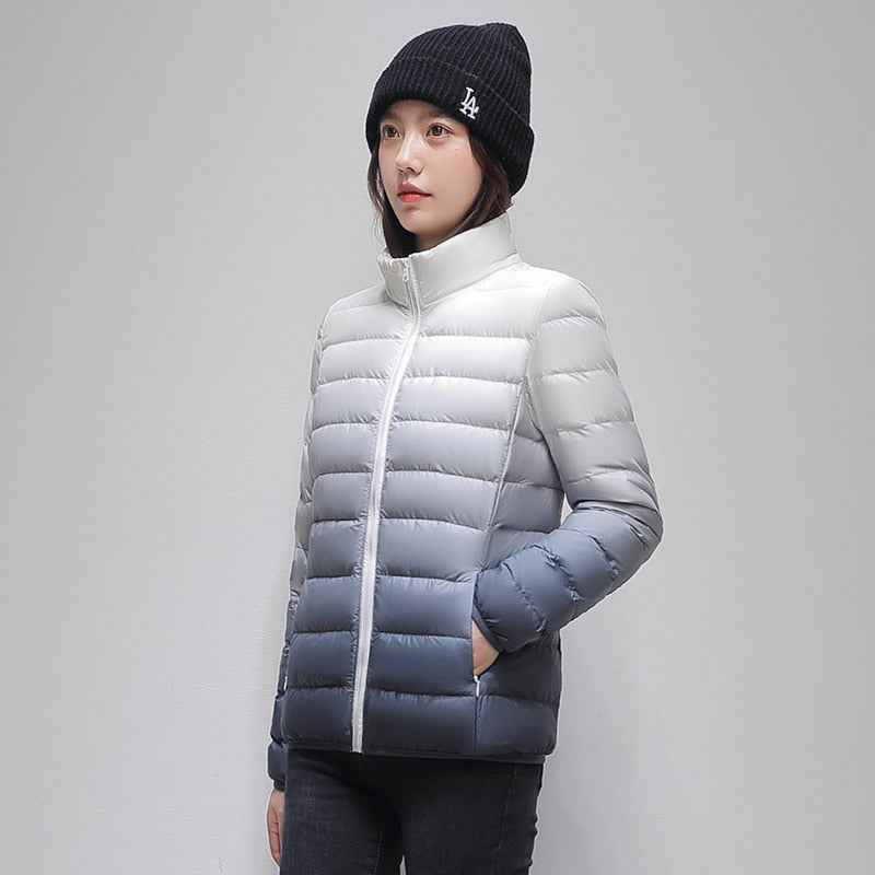 Duplex Ombre Ultra Light Puffer Jacket