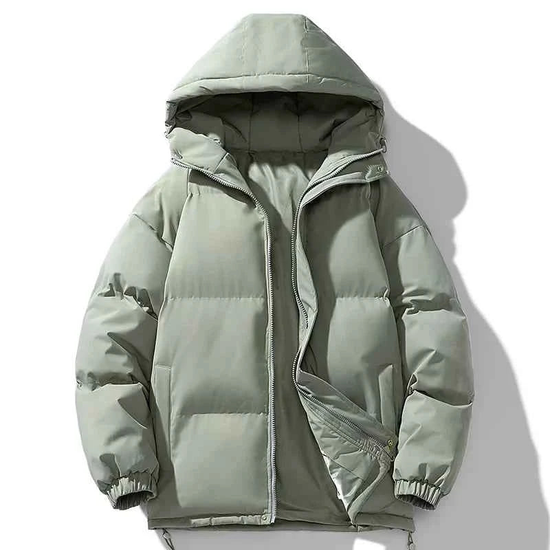 Solid Color Bubble Jacket