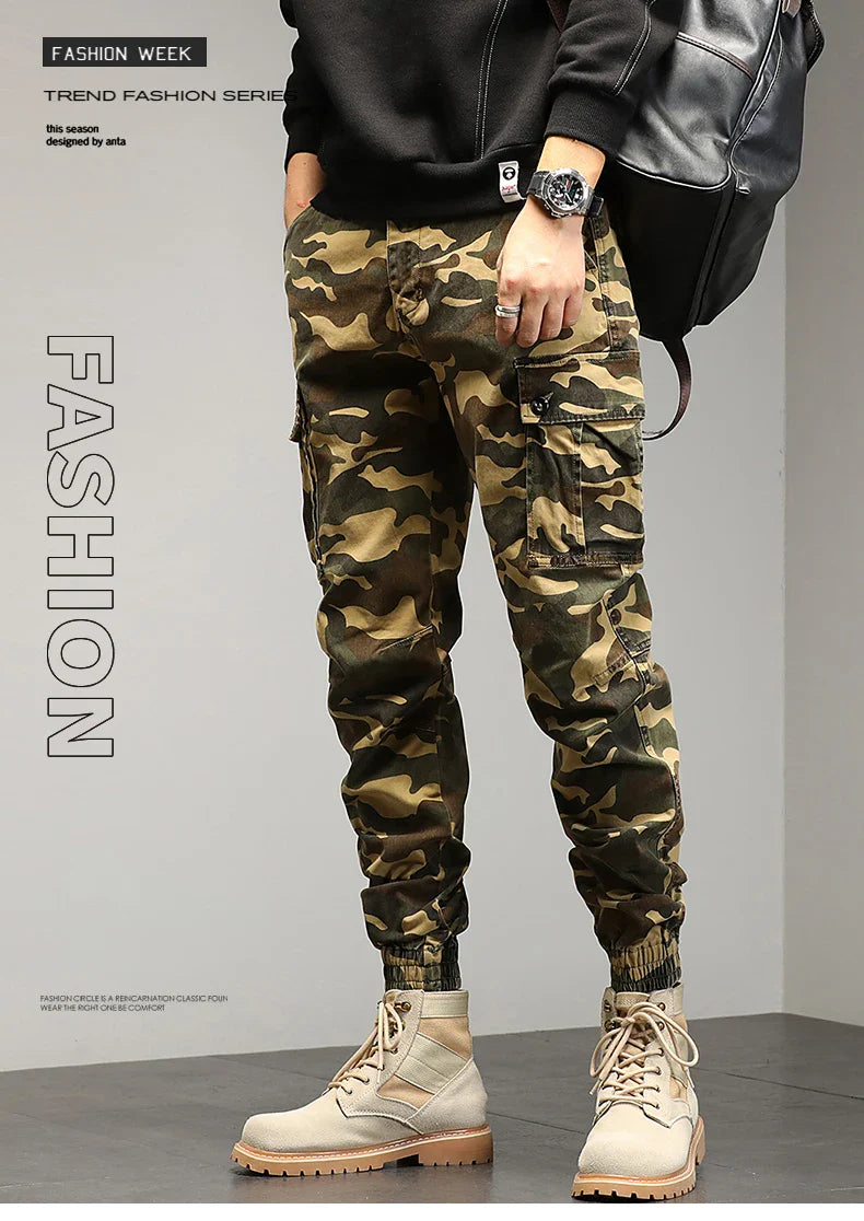 Classic Vector Camouflage Slim Fit Pants