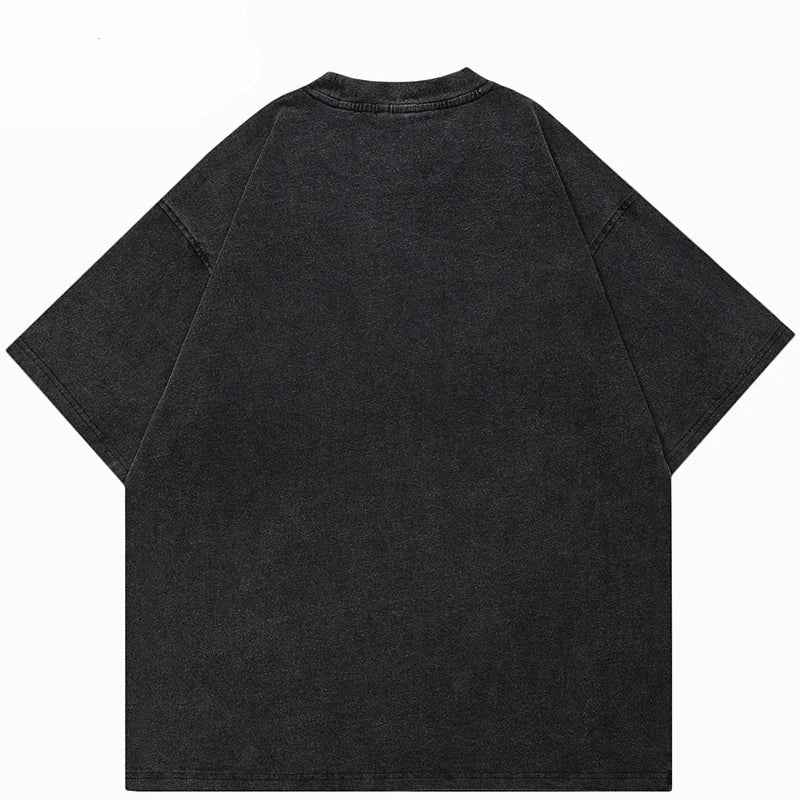 Coal Black Strawberry Stuffed Bear Visual T-Shirt