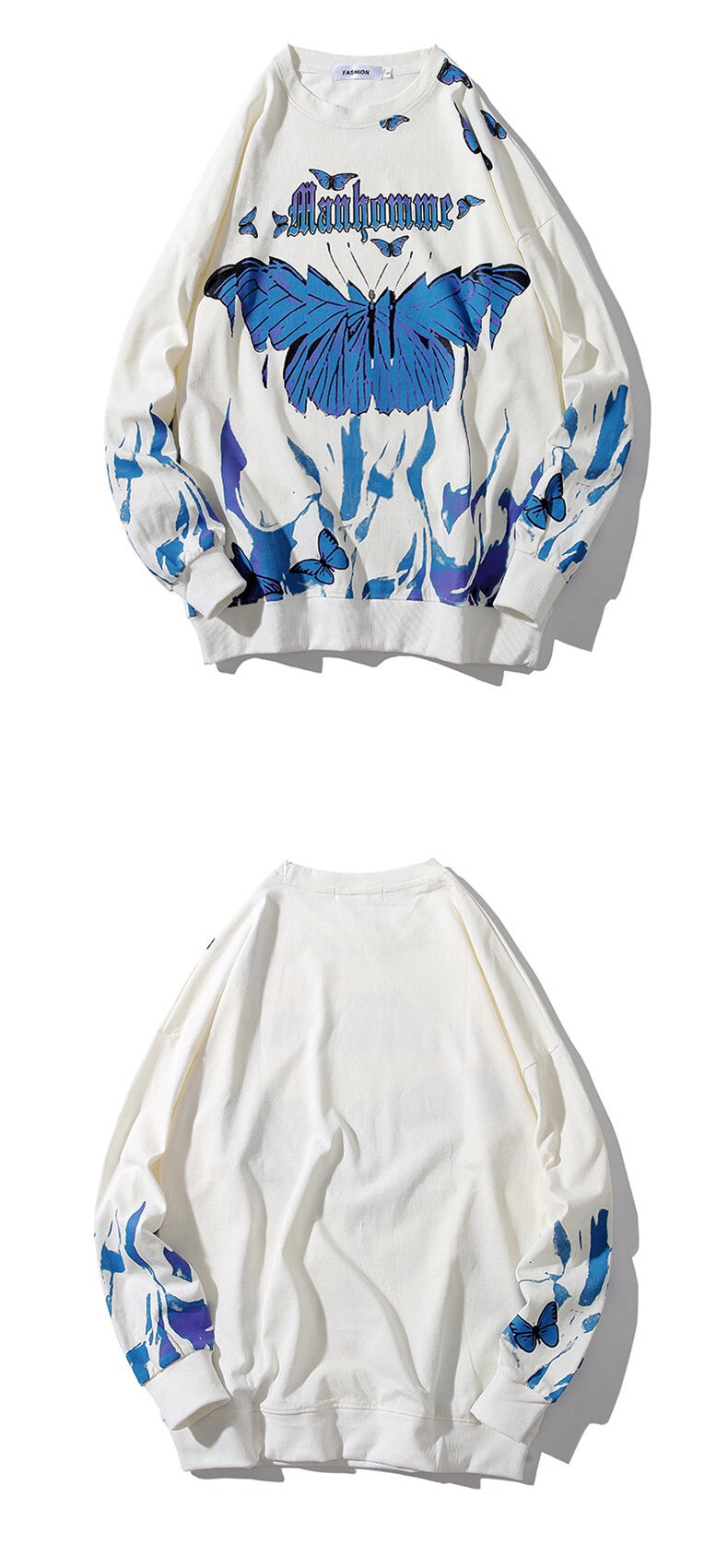 Butterfly Fire Flame Sweatshirt