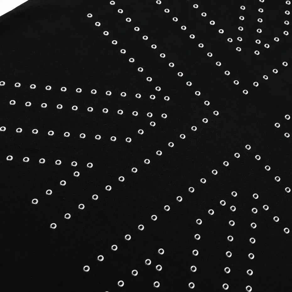 Streetwear Metal Graphic Oversized T-Shirts