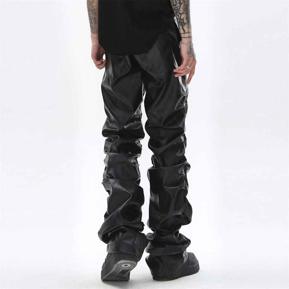 AV1 Black Leather Pants