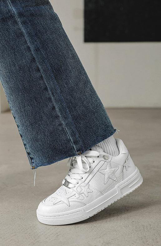 Stars Chunky Shoes - Multi-Dimensional Luxury Platform Trainers | LuxuryUrbanwear - JUSTLUXURY