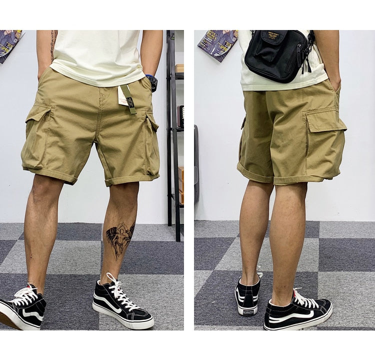 Tactical Multi-Pocket Cargo Shorts