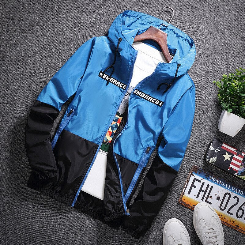 Embrace Two Half Color Jacket