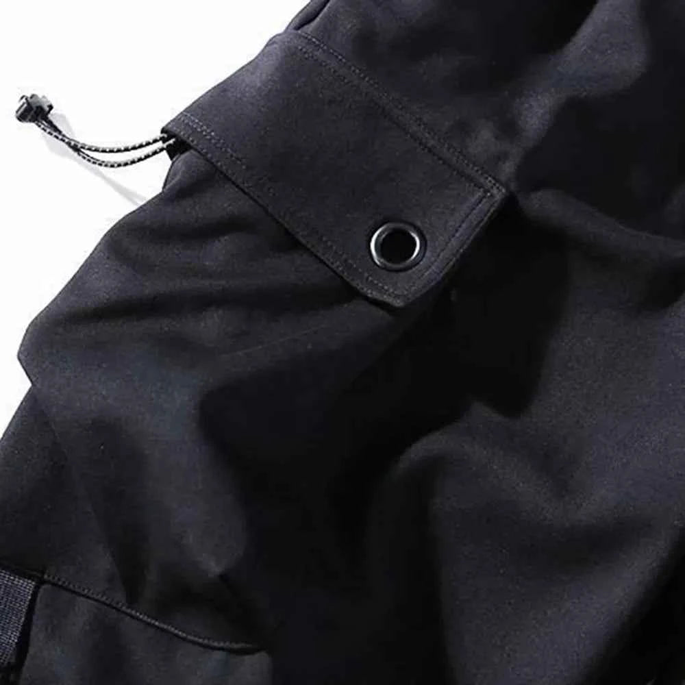 Harem Shadow Tone Ankle Rib Pants