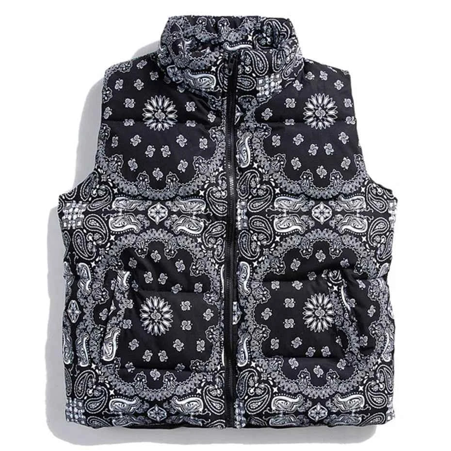 Paisley Padded Gilet
