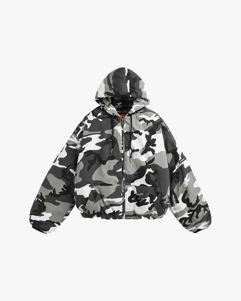 Disruptive Camouflage Elastic Waist Jacket