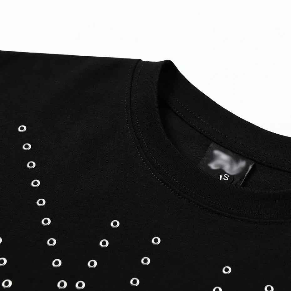 Streetwear Metal Graphic Oversized T-Shirts