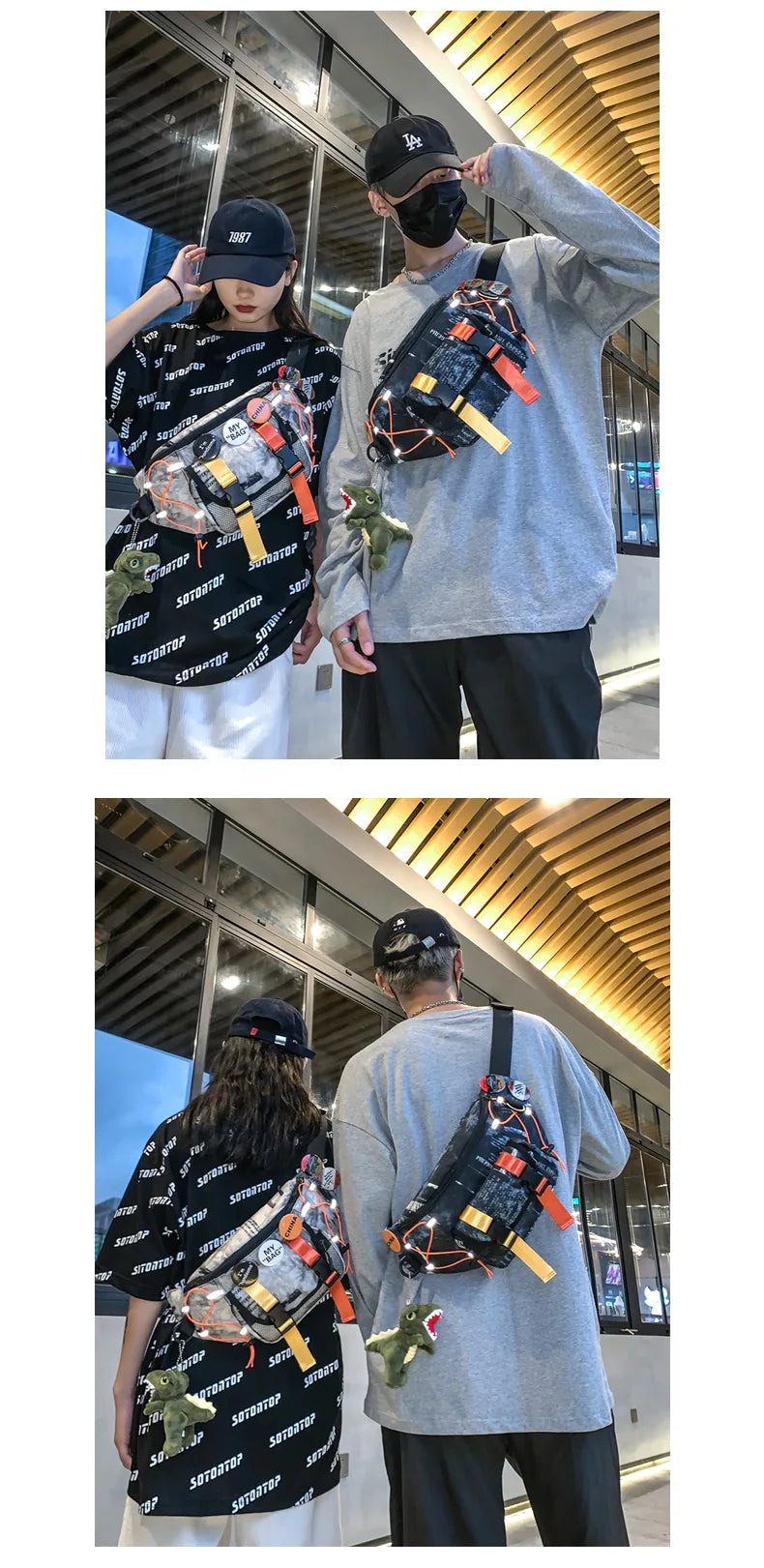 All Purpose Tie-Die Waist Bag