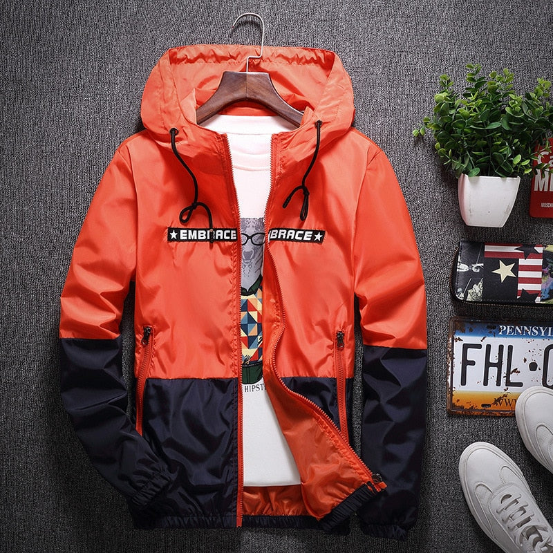 Embrace Two Half Color Jacket