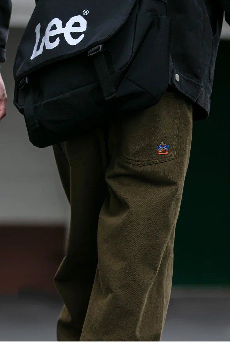 Casual Straight-Leg Trousers