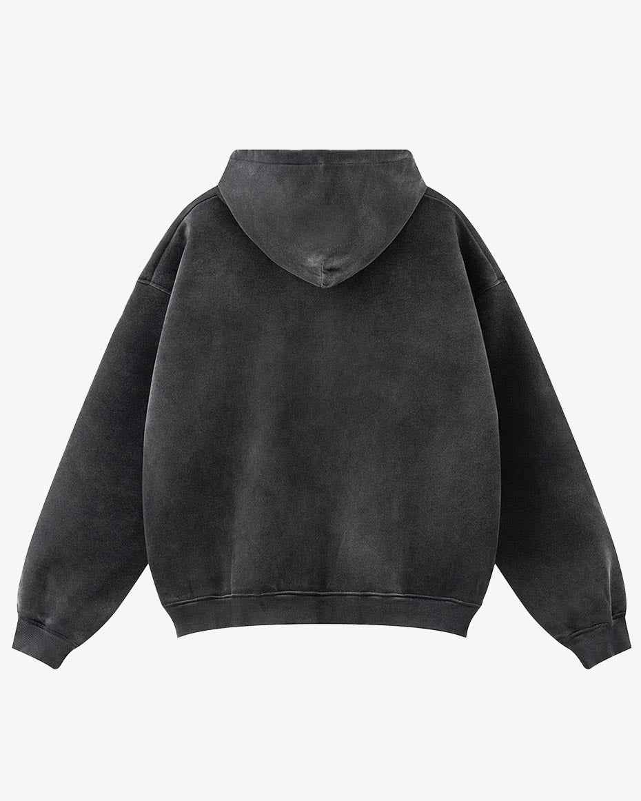 Crucifix Cross Graphic Pullover Hoodie