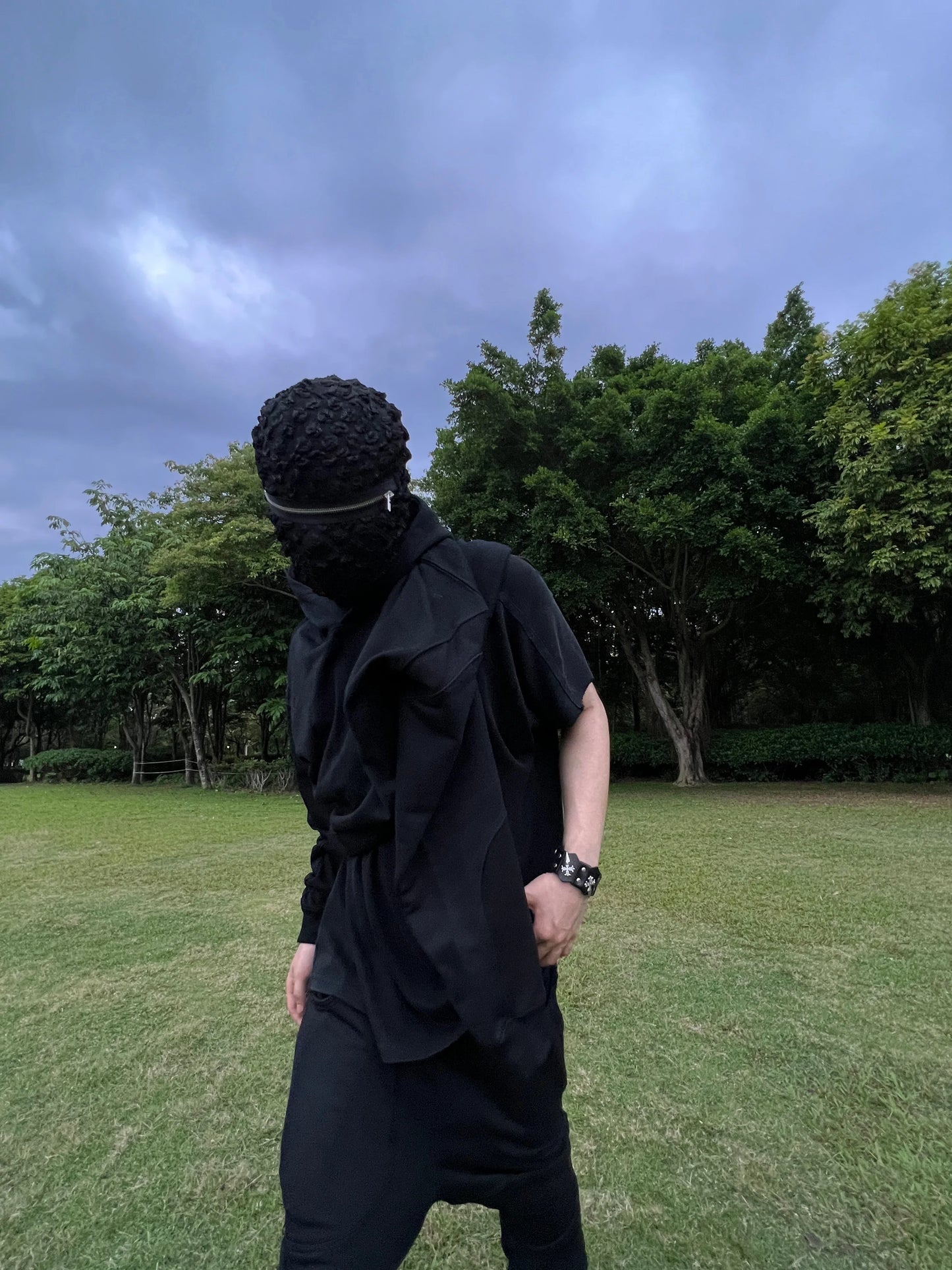 Full Face Mask Zipper Style Monkey Cap